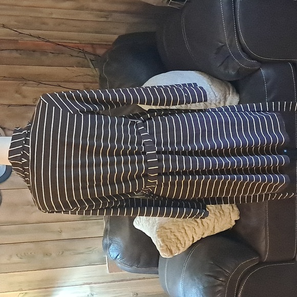 Pact Womens Robe Size XS Sustainable Organic Cotton Minimalist Brown Lounge - Picture 4 of 8